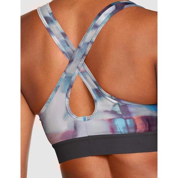 Under Armour Womens Mid Crossback Print Sports Bra Size XS - Picture 7 of 7